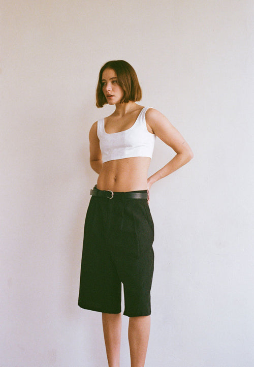 Commonplace Essentials Longline Short Black