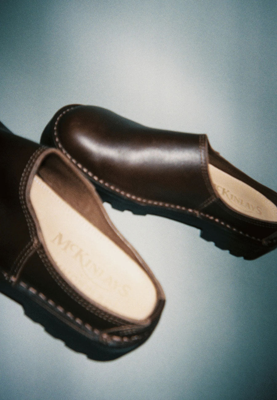 Commonplace X Mckinlays Anderson Slip On Loafer Brown