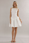 Caitlin Crisp Cindy Lou Mini Dress White