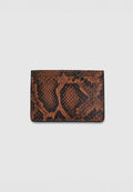 Brie Leon Adie Card Sleeve Brunette Python