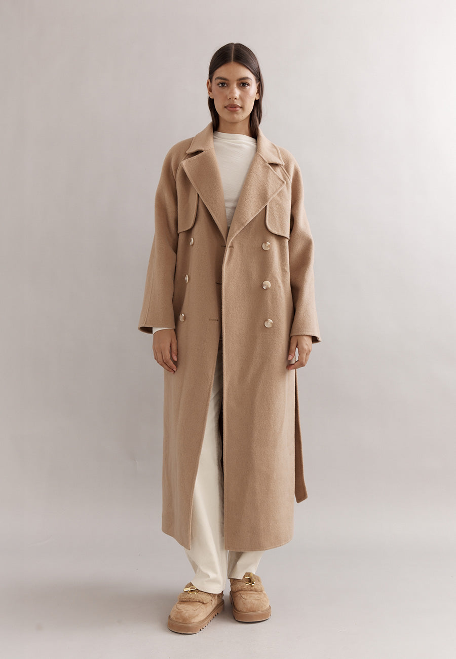 Caitlin Crisp Paddington Coat Camel