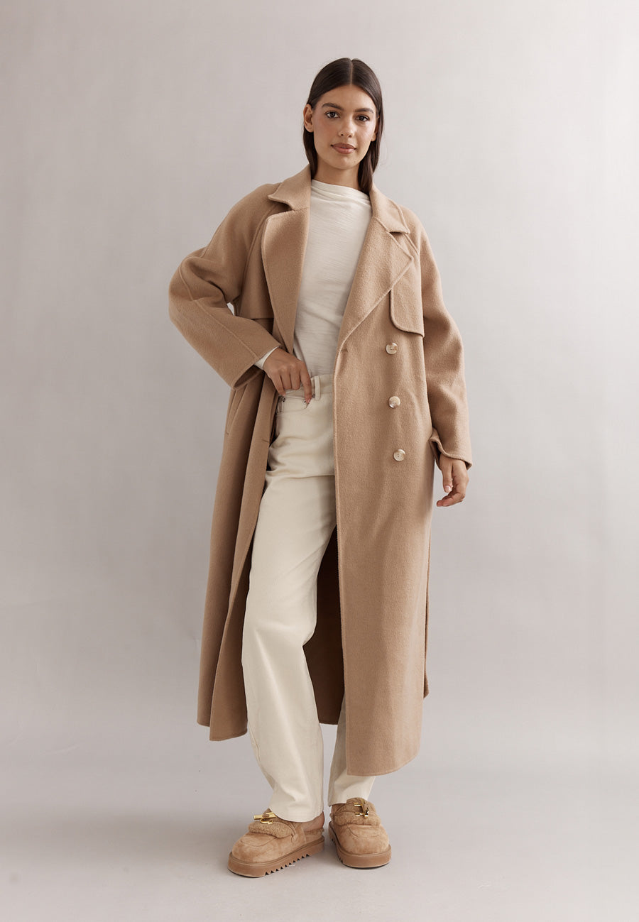 Caitlin Crisp Paddington Coat Camel