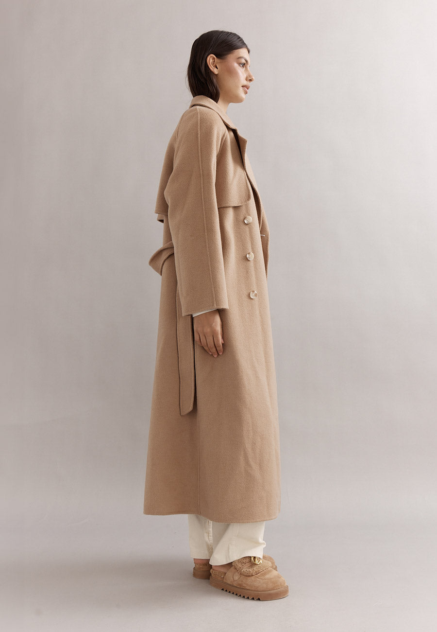 Caitlin Crisp Paddington Coat Camel