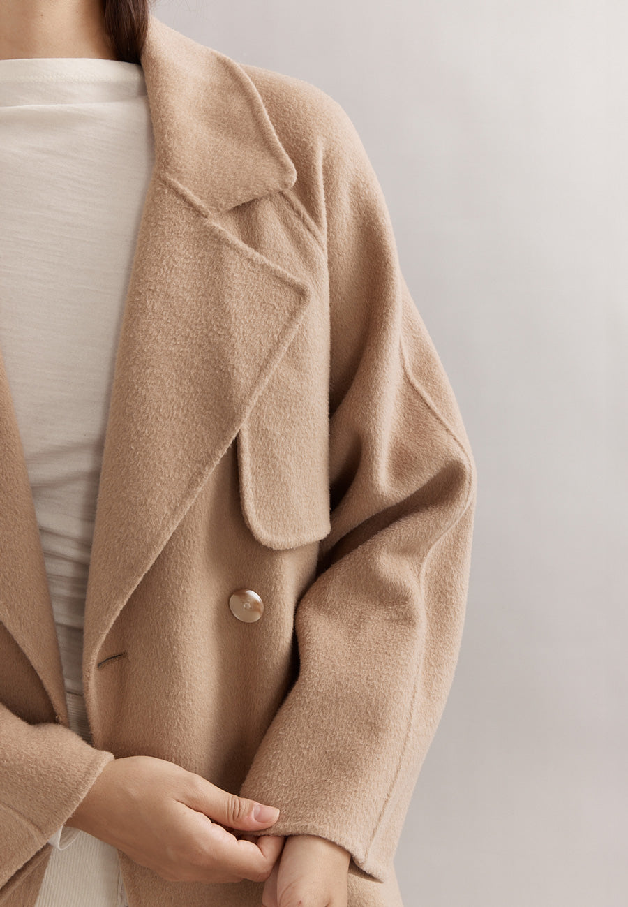 Caitlin Crisp Paddington Coat Camel