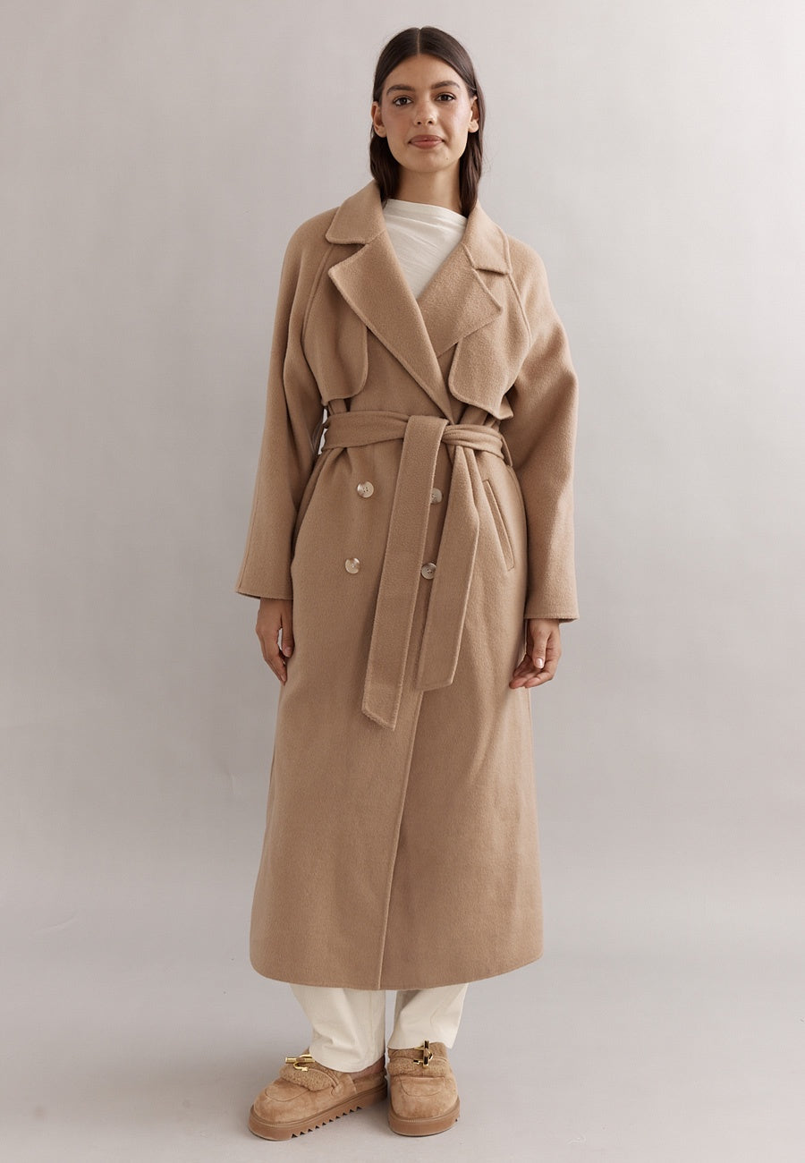 Caitlin Crisp Paddington Coat Camel