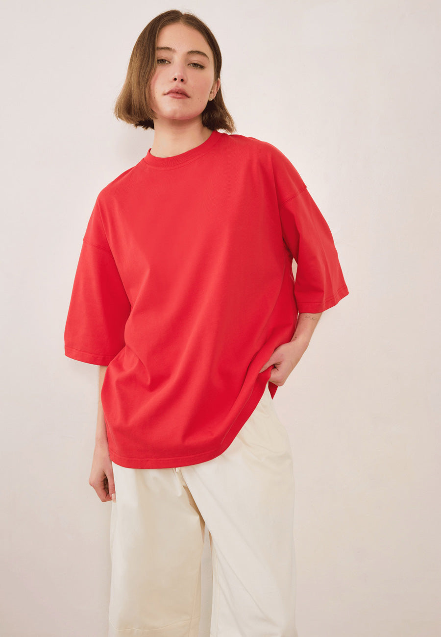 Commonplace Essentials Chroma Tee Red