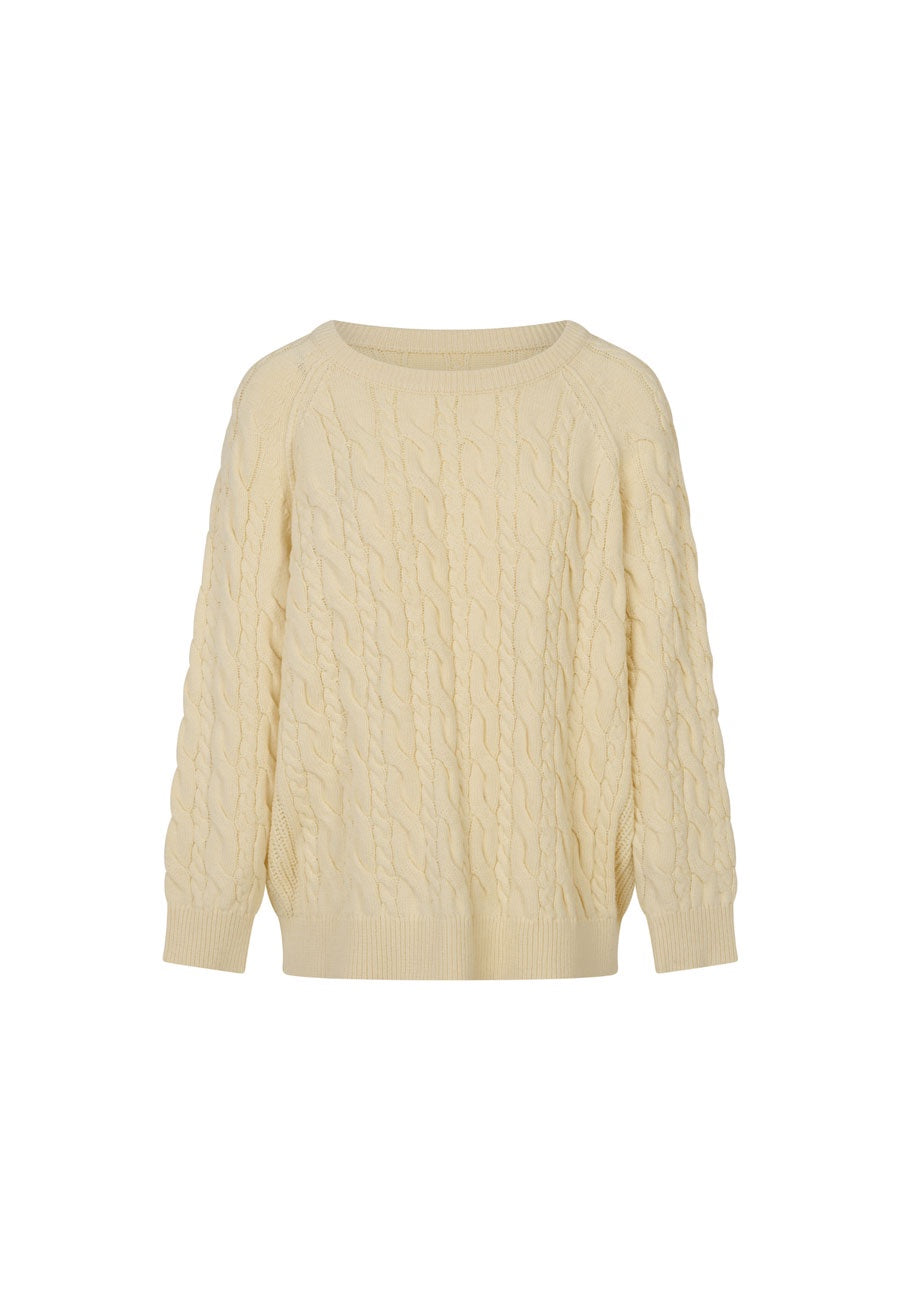 Commonplace Essentials Fisherman Knit Butter