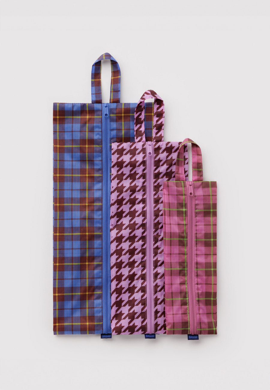 Baggu 3D Zip Set Check Mix