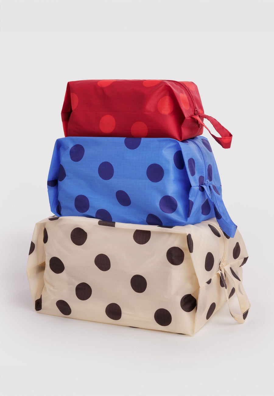 Baggu 3D Zip Set Polka Dot Mix