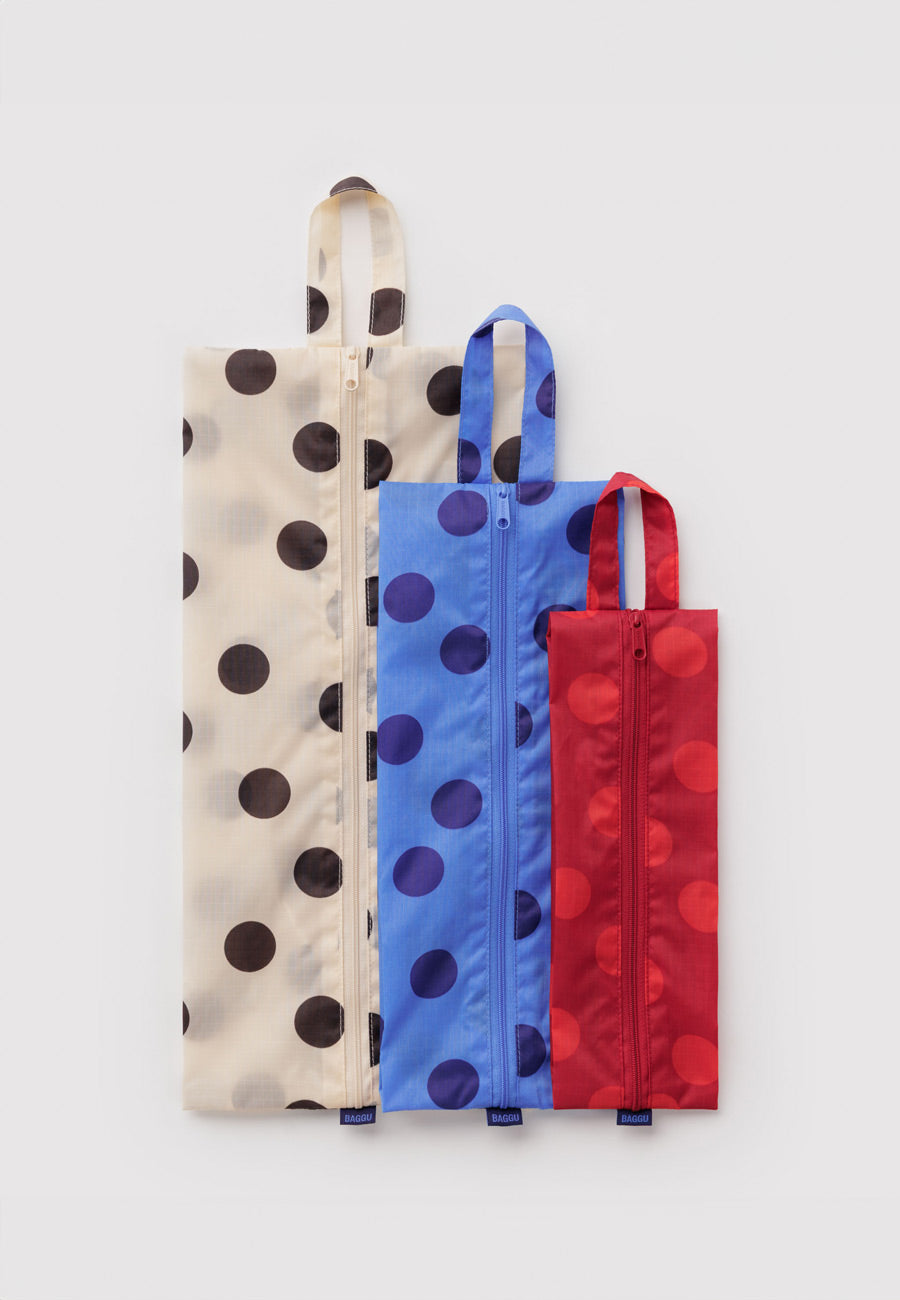 Baggu 3D Zip Set Polka Dot Mix