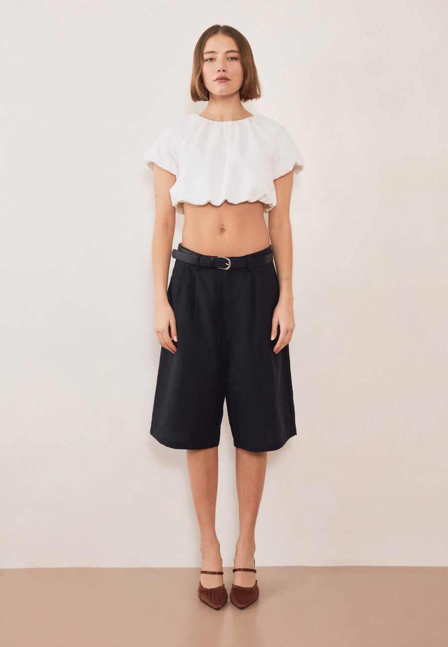 Commonplace Essentials Longline Short Black