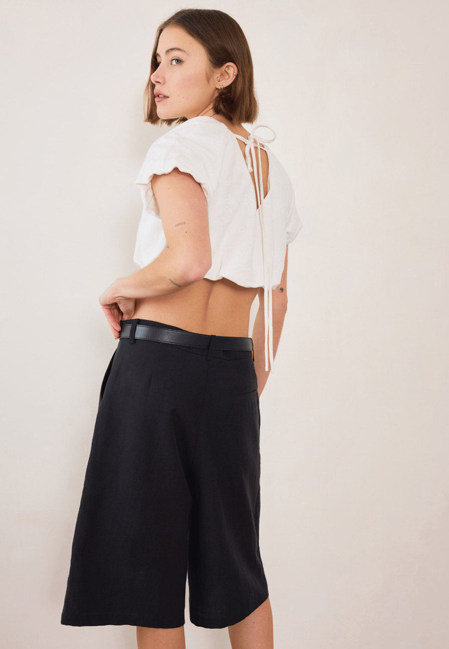 Commonplace Essentials Longline Short Black