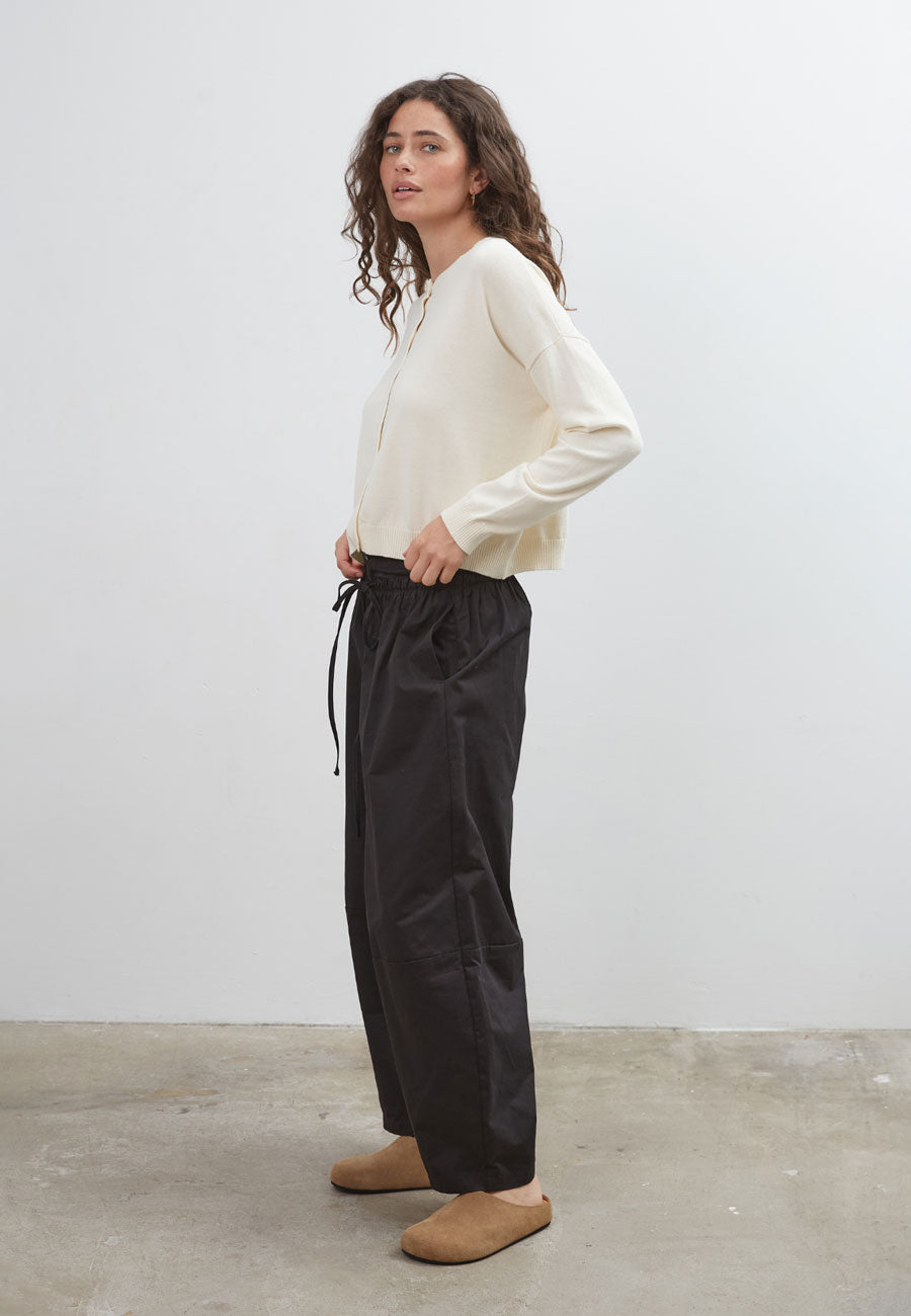 Commonplace Essentials Dawn Cotton Cardigan Ivory