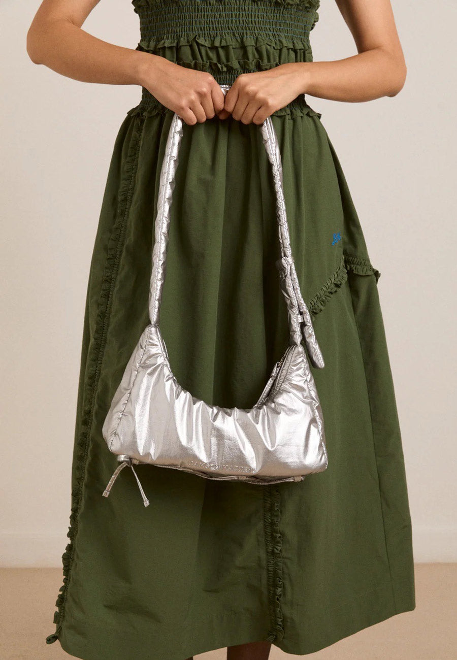 Damson Madder Puffy Saz Bag Silver