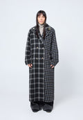 Arthur Double Breasted Blanket Coat Asphalt