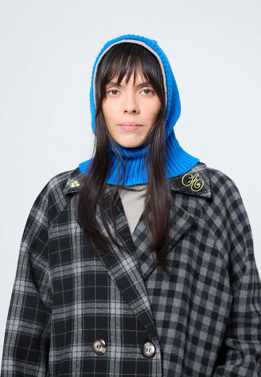 Arthur Double Breasted Blanket Coat Asphalt