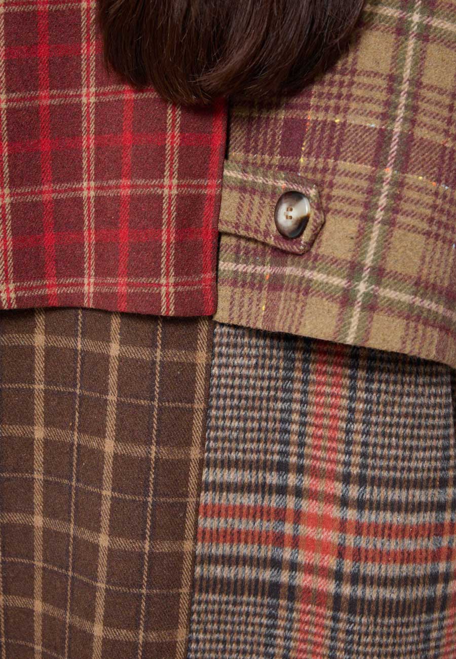 Arthur Double Breasted Blanket Coat Brick