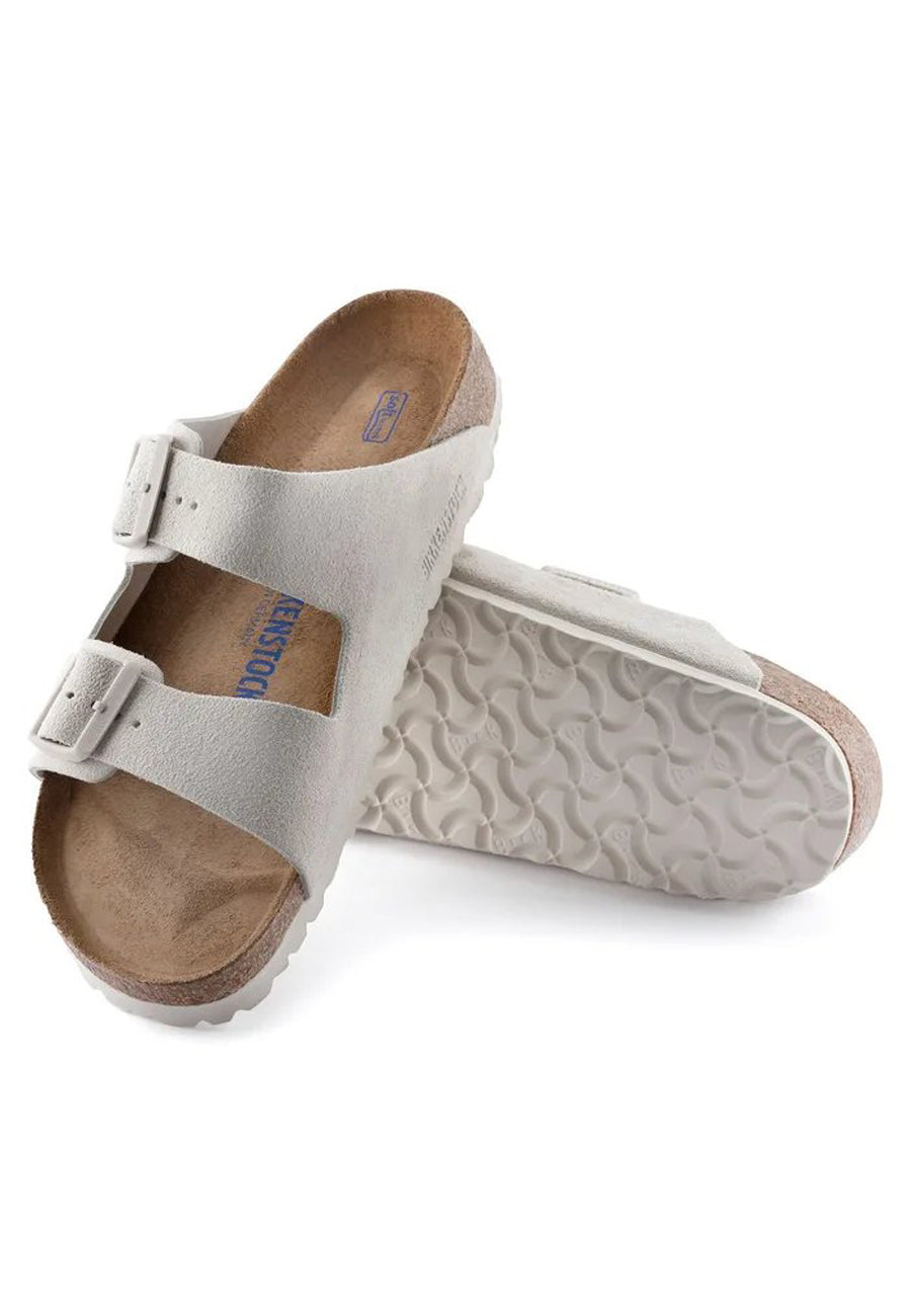 Birkenstock Arizona SFB Suede Antique White