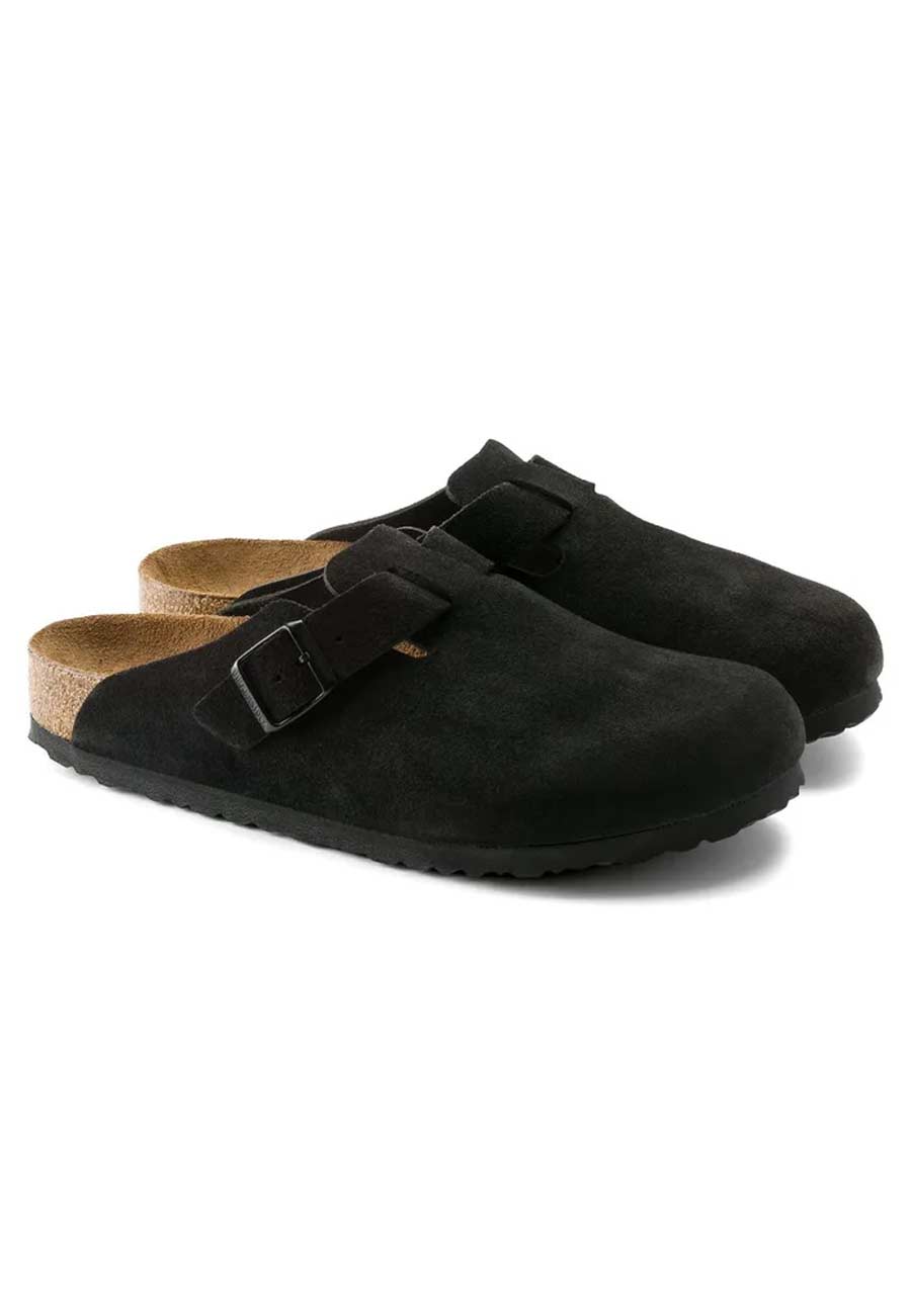 Birkenstock Boston SFB Suede Black