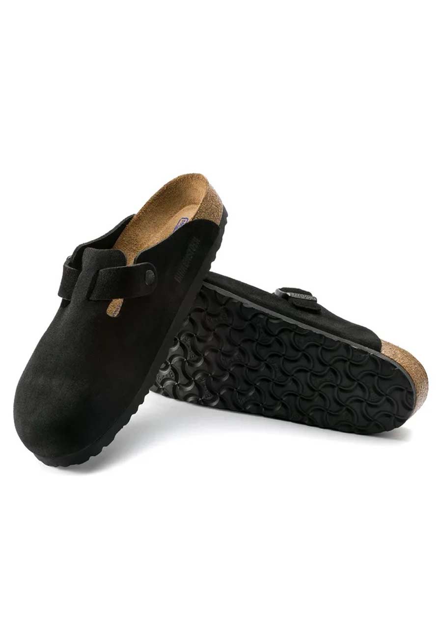 Birkenstock Boston SFB Suede Black