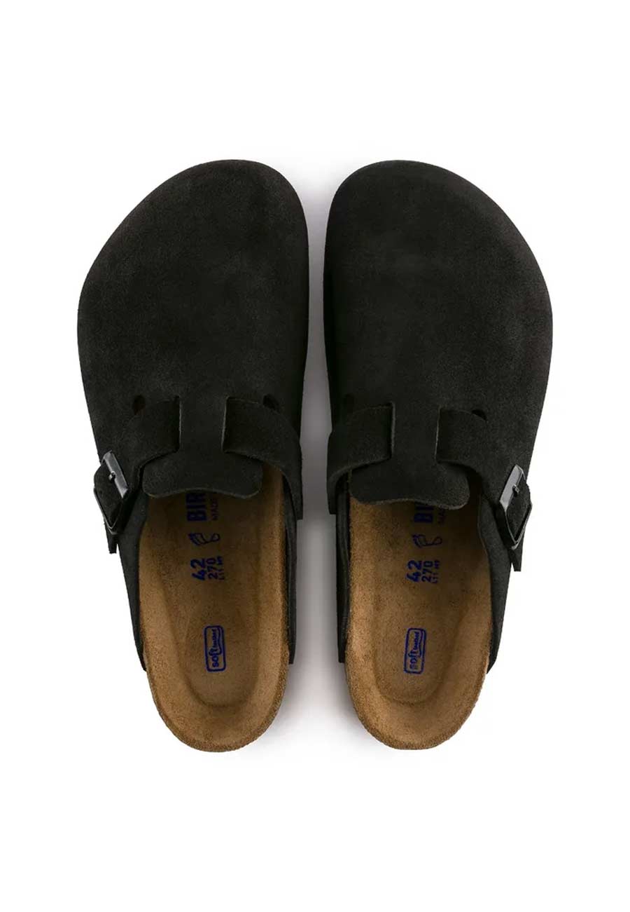Birkenstock Boston SFB Suede Black