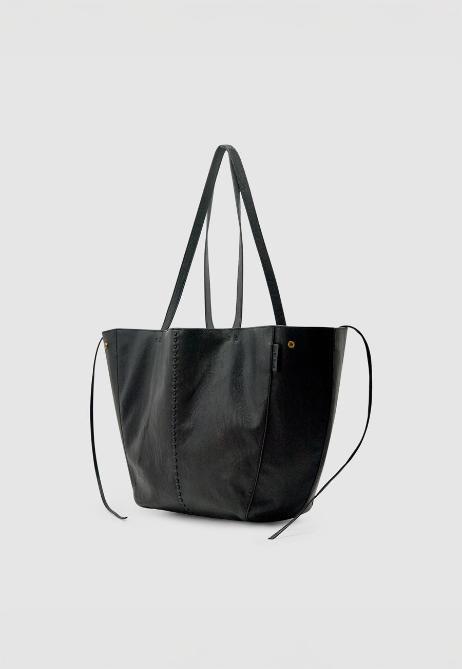 Brie Leon Reese Market Tote Black