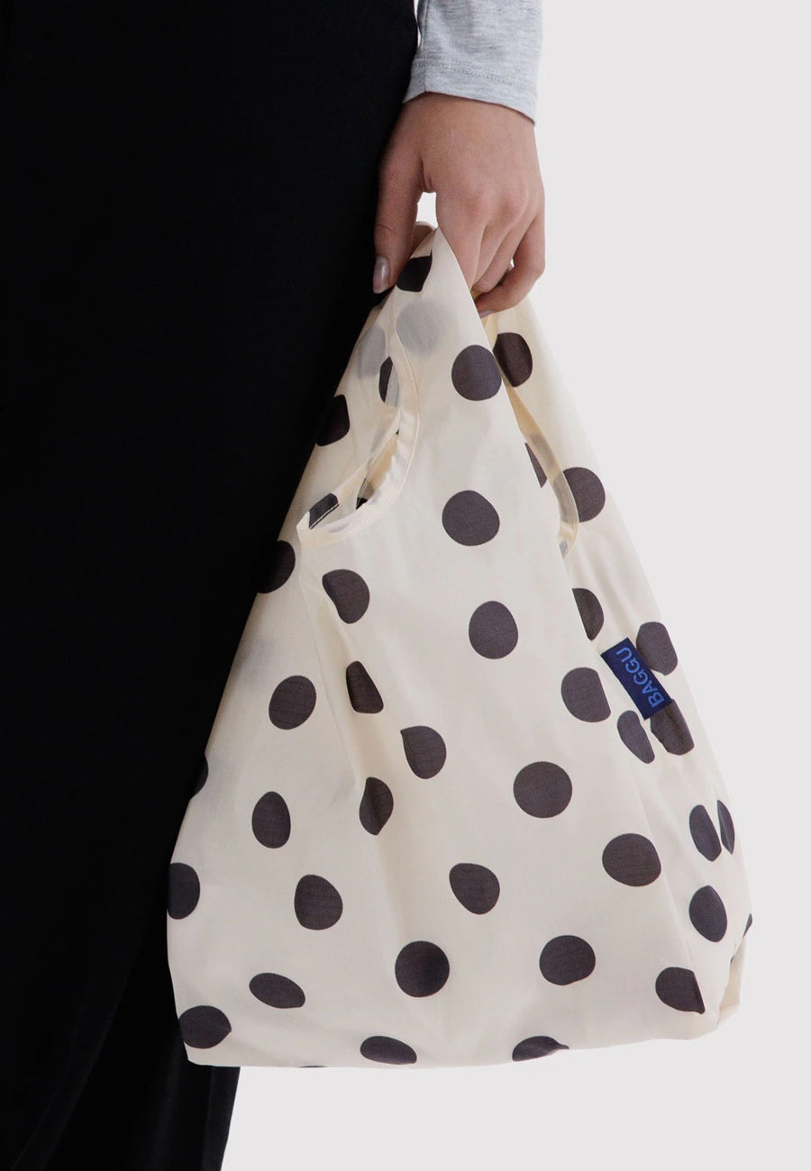 Baggu Baby Baggu Cream and Black Polka Dot