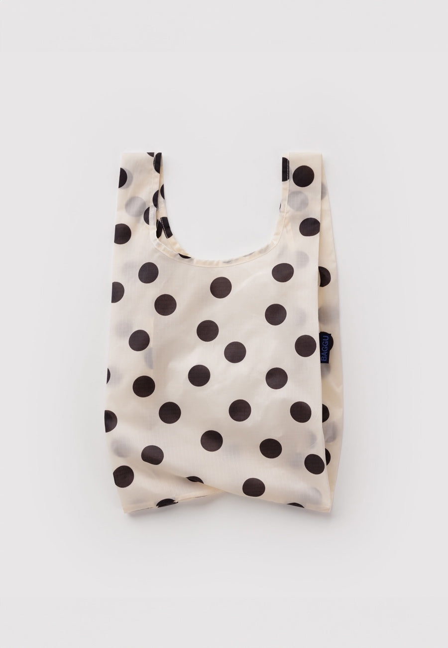 Baggu Baby Baggu Cream and Black Polka Dot