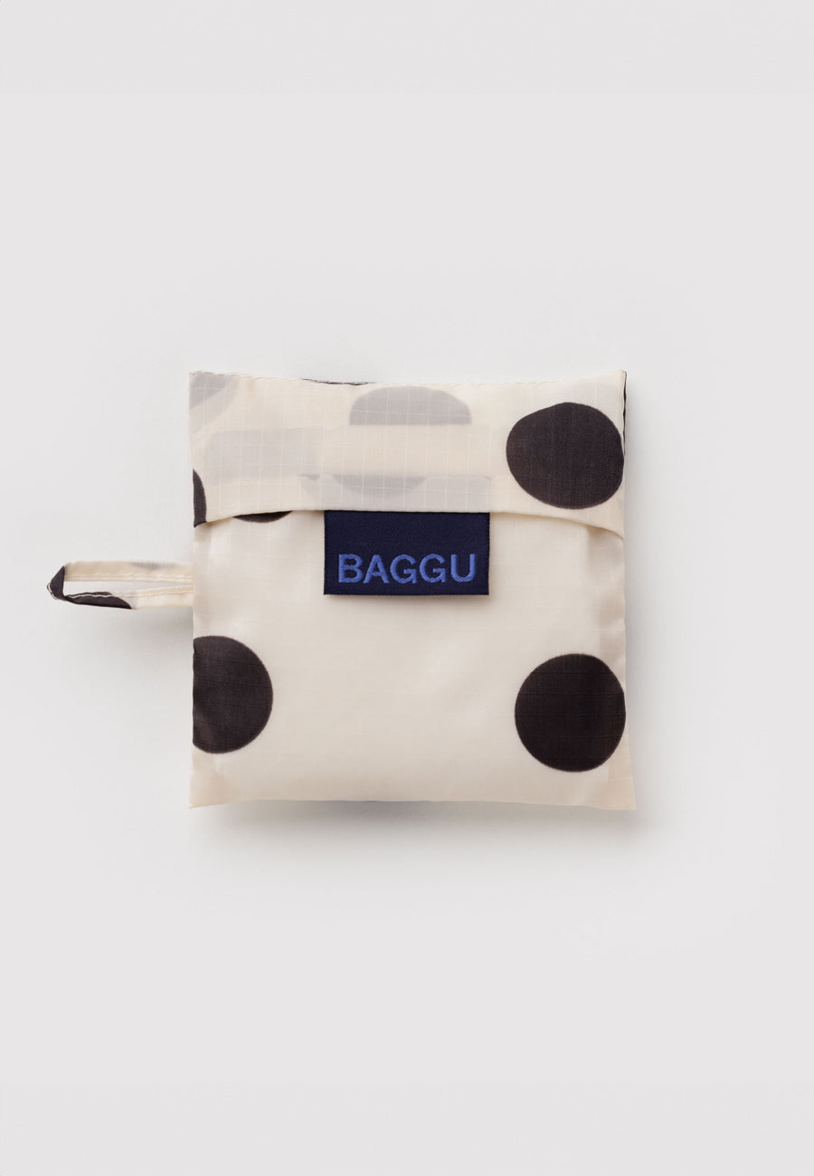 Baggu Baby Baggu Cream and Black Polka Dot