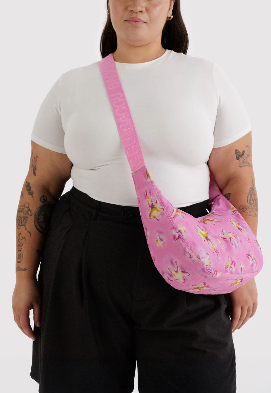 Baggu Medium Nylon Crescent Bag Dancing Star