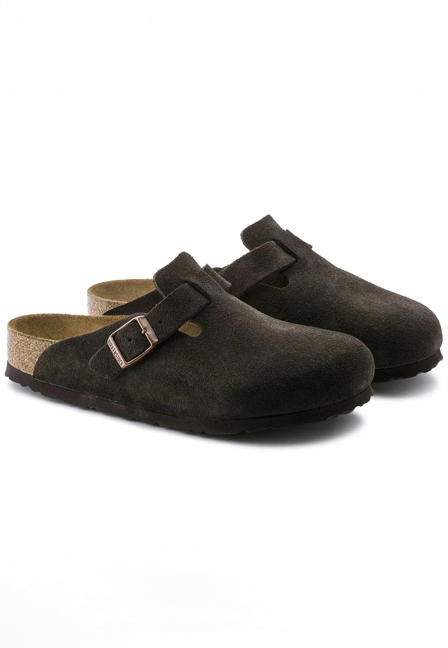 Birkenstock Boston SFB Suede Mocha
