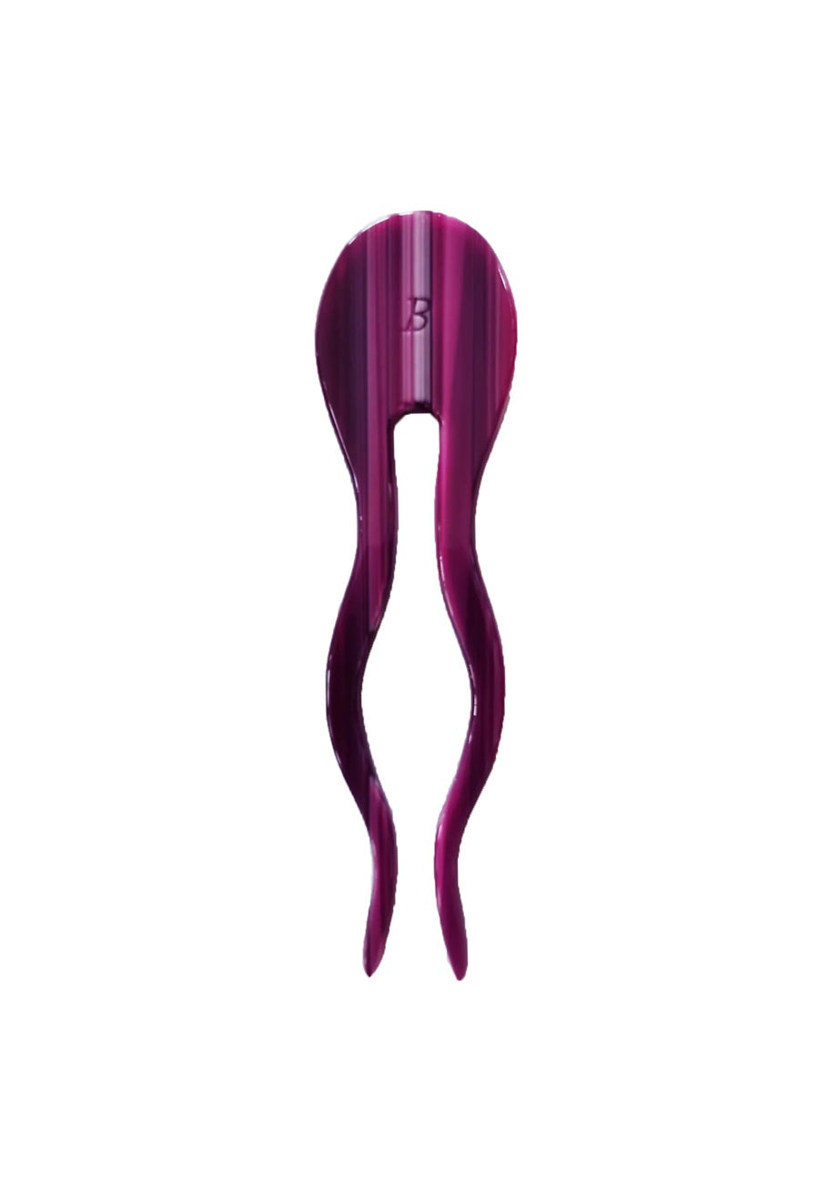 Buttermilk Accessories Betty Hair Fork Plum Jam