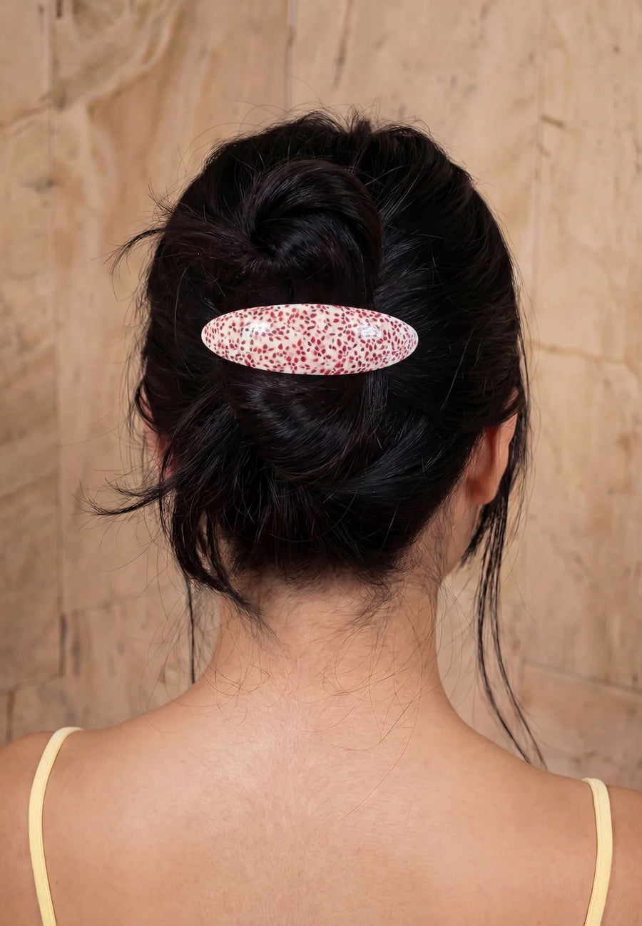 Buttermilk Accessories Yim Mei Barrette Rhubarb Custard