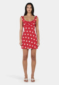 Ownley Candy Mini Dress Red Polka