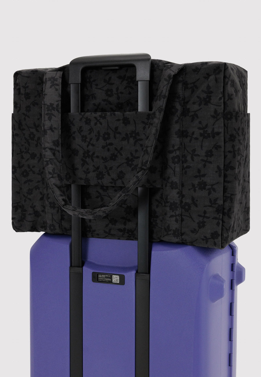Baggu Cloud Carry-On Charcoal Ditsy Floral