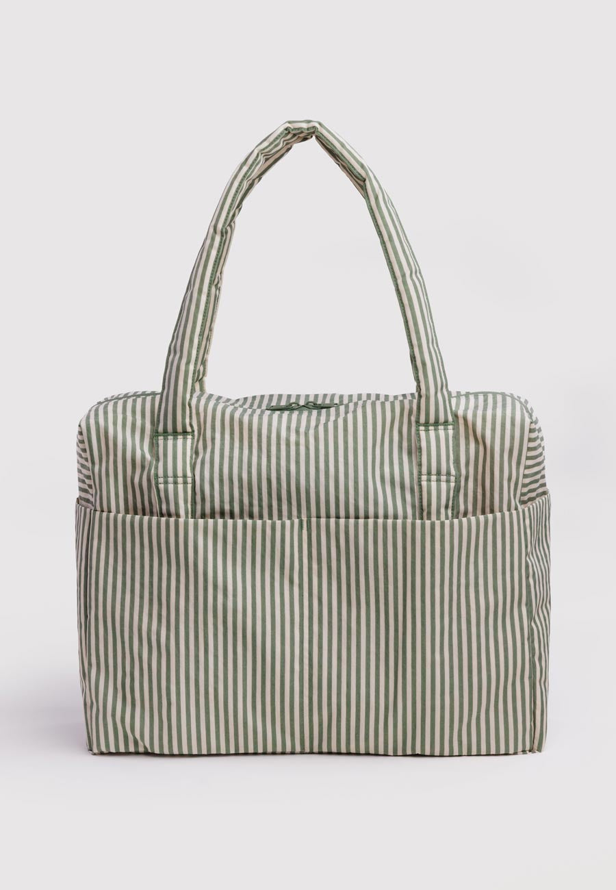 Baggu Cloud Carry-On Sage Stripe