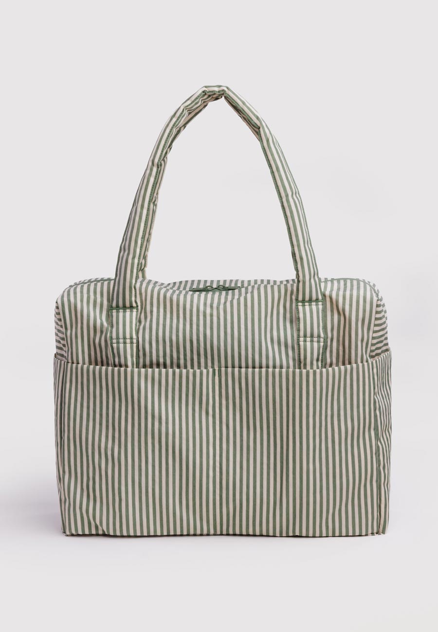 Baggu Cloud Carry-On Sage Stripe