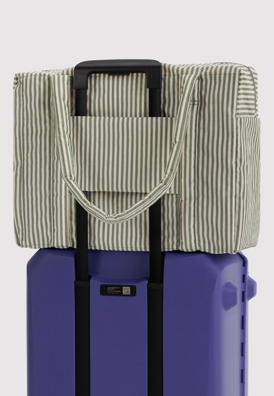 Baggu Cloud Carry-On Sage Stripe