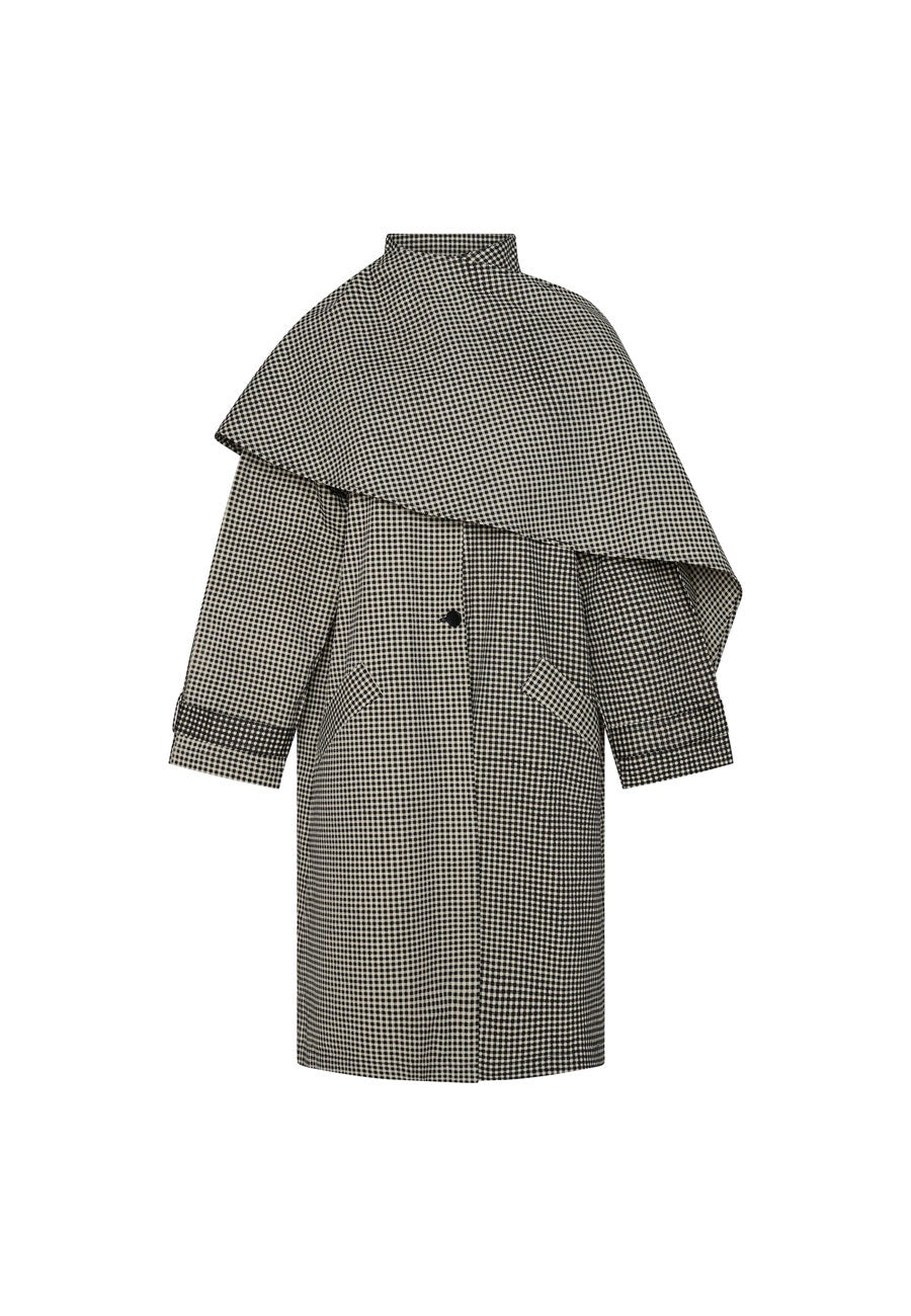 Commonplace Lady Gingham Trench