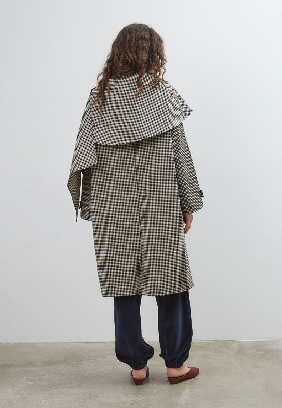 Commonplace Lady Gingham Trench