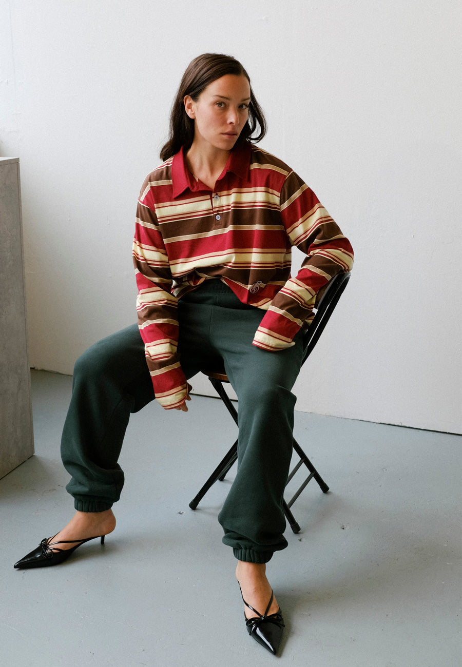 Commonplace Essentials Nev Vintage Polo Maroon