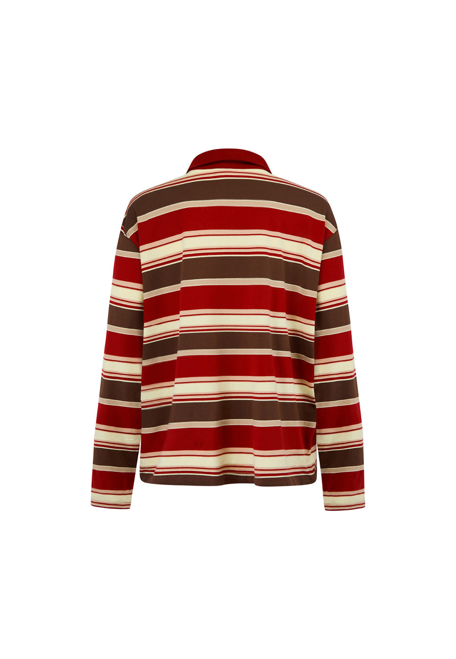 Commonplace Essentials Nev Vintage Polo Maroon