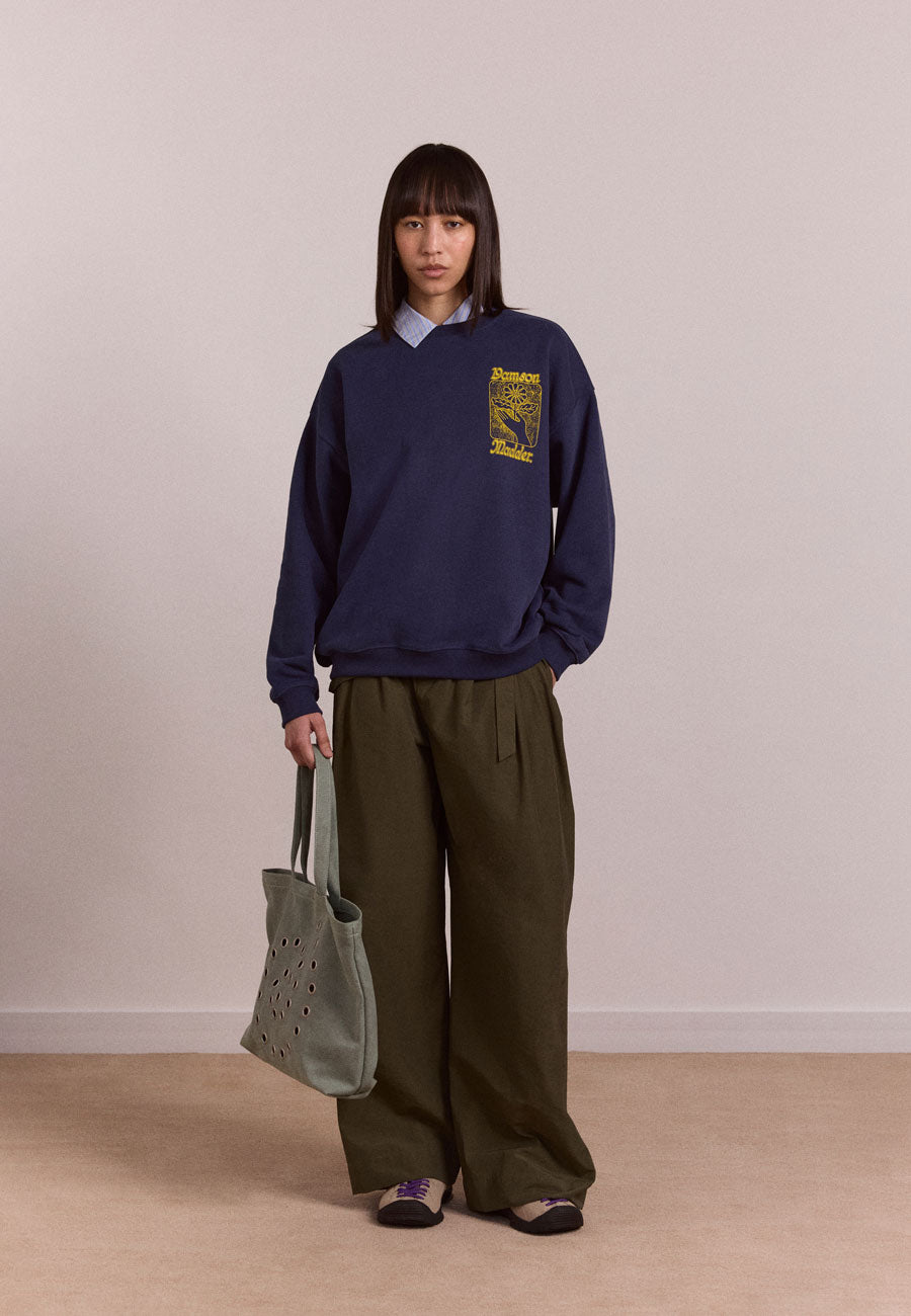 Damson Madder Daily Rituals Sweat Navy