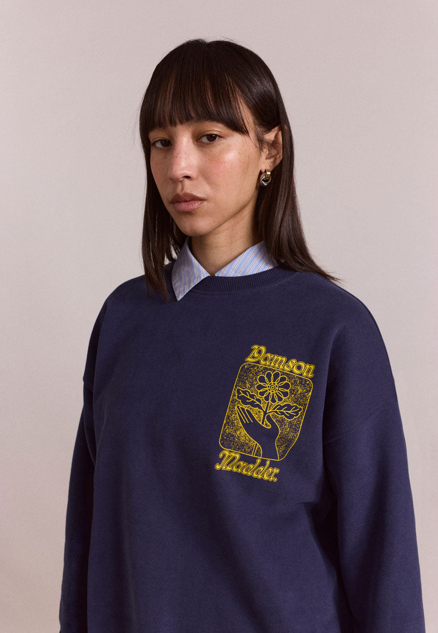 Damson Madder Daily Rituals Sweat Navy