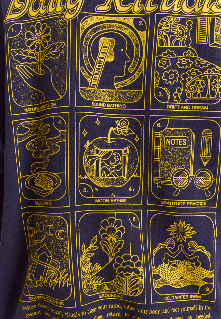 Damson Madder Daily Rituals Sweat Navy