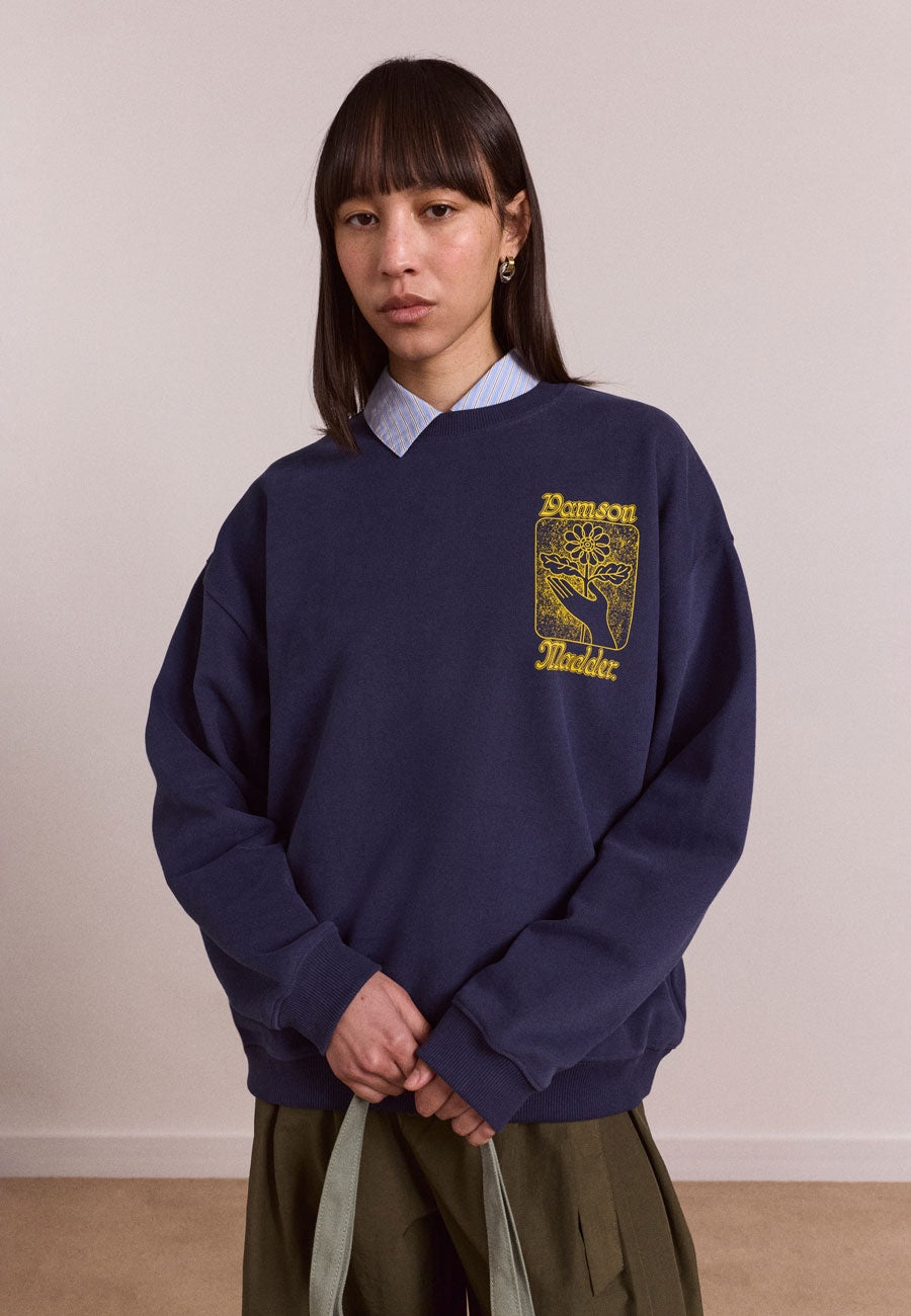 Damson Madder Daily Rituals Sweat Navy