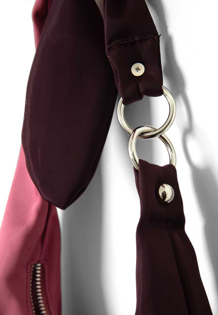 Damson Madder Gene Mini Tie Bag Pink/Burg