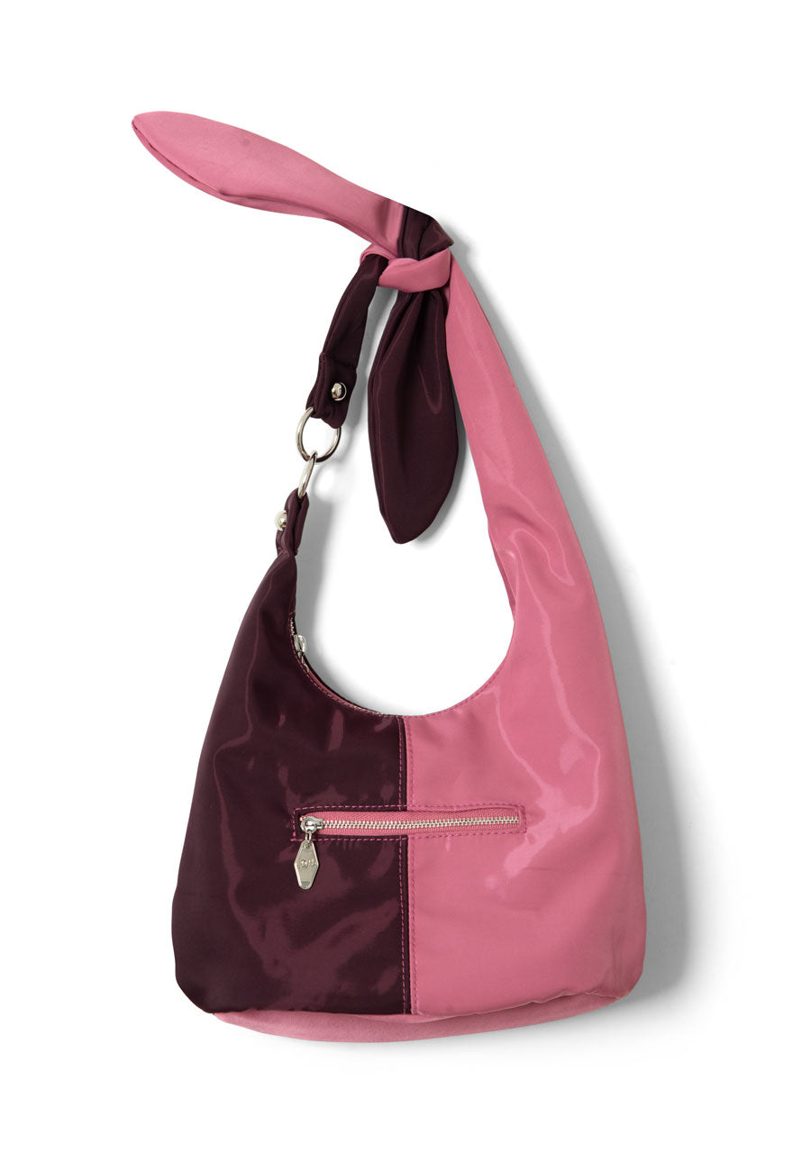 Damson Madder Gene Mini Tie Bag Pink/Burg