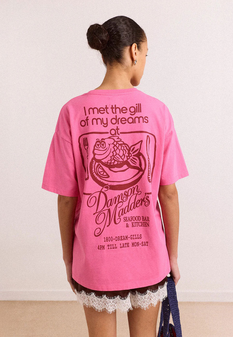 Damson Madder Gill of Dreams Graphic Tee Pink