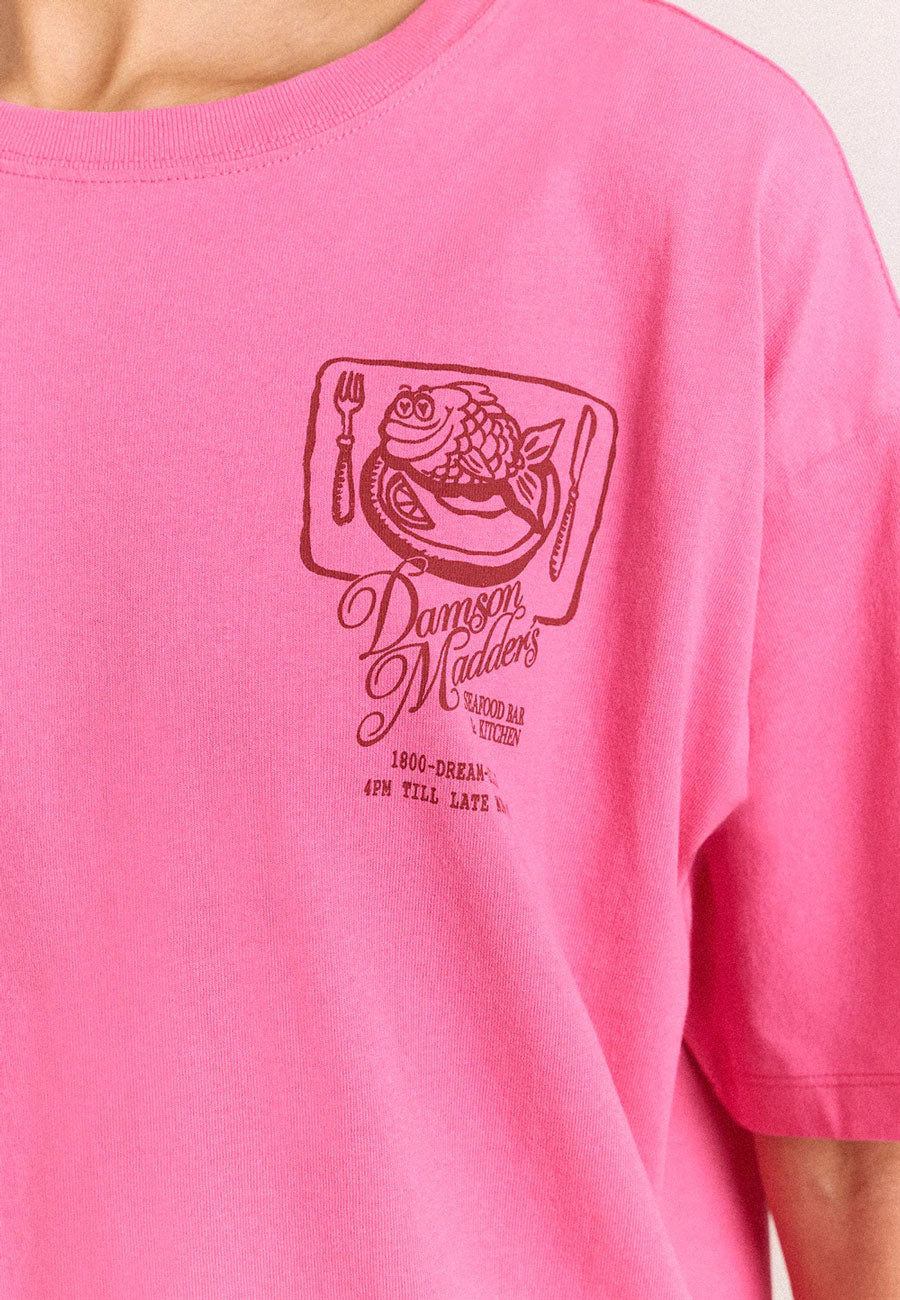 Damson Madder Gill of Dreams Graphic Tee Pink